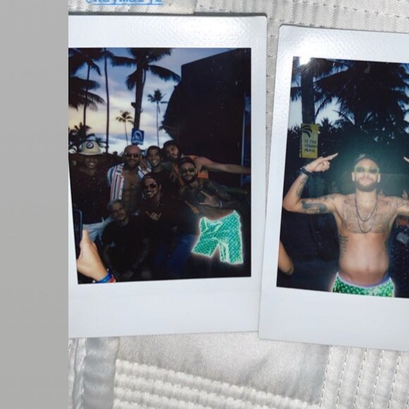 Veja foto de Neymar com bermula verde que brilha no escuro