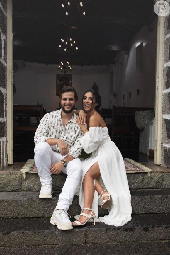 Jade Seba foi pega de surpresa com pedido de casamento feito por Bruno Guedes: 'Foi o dia mais especial de nossas vidas'