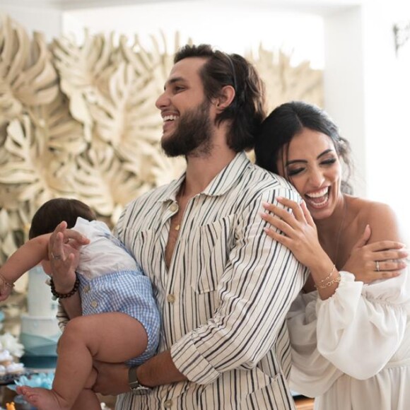 Bruno Guedes e Jade Seba, pais de Zion, estão juntos há mais de cinco anos