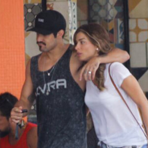 Caio Castro e Grazi Massafera foram flagrados juntos pela primeira vez em agosto de 2019, na festa de Luciano Huck