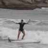 Fabiula Nascimento, que é adepta de diversos tipos de atividades, começou a praticar surfe há pouco tempo: 'É muito gostoso esse contato direto com a natureza'