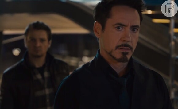 Robert Downey Jr. surge como Tony Stark, o Homem de Ferro, no trailer de 'Os Vingadores 2 - A era de Ultron', em 23 de outubro de 2014