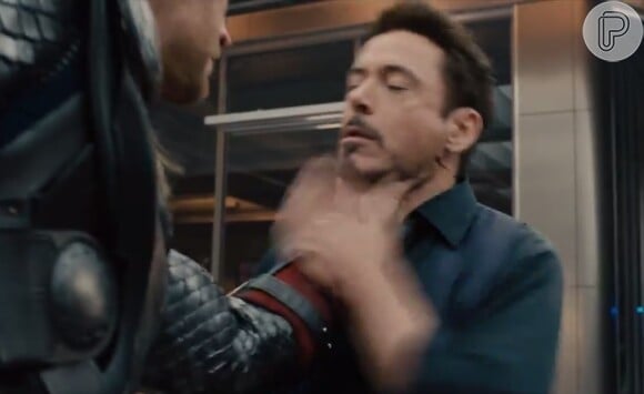 Robert Downey Jr. briga com Chris Hermsworth no trailer de 'Os Vingadores 2 - A era de Ultron'