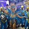 Lexa saiu à frente dos ritmistas da escola de samba carioca
