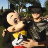 Rodrigo Faro levou MC Gui para conhecer o Mickey