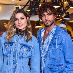 Sasha Meneghel e Marlon Teixeira prestigiam lançamento de coleção da marca Forum, em São Paulo, nesta quinta-feira, 05 de março de 2020