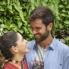 Novela 'Salve-se Quem Puder': Micaela (Sabrina Petraglia) admite a Bruno (Marcos Pitombo) que gosta dele no capítulo de sexta-feira, 27 de março de 2020