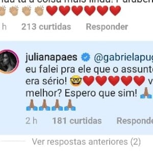 Juliana Paes explica reação do filho mais novo em vídeo