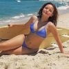 Larissa Manoela ganha elogio por corpo em foto na praia