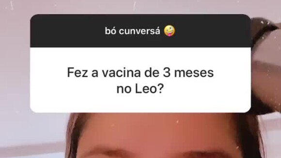 Marília Mendonça comenta sobre vacina do filho, Léo. Veja!