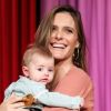 Fernanda Lima comentou rotina com a filha, Maria Manoela, 4 meses
