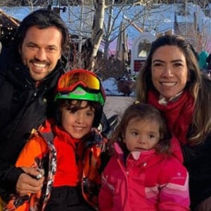 Patricia Abravanel é casada com Fábio Faria e mãe de Pedro, de 5 anos, Jane, de 2, e Senor, de quase 1
