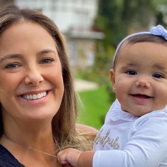Foto da filha mais nova de Ticiane Pinheiro encantou seguidores e famosos na web nesta segunda-feira, 27 de abril de 2020