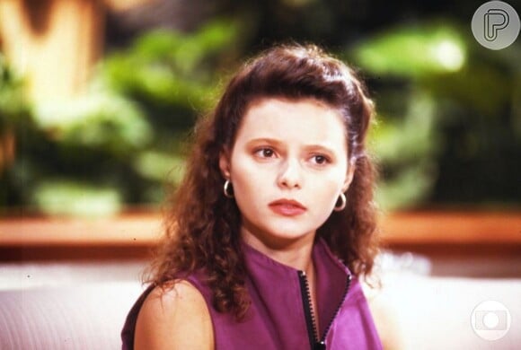 Rita Guedes posa durante a novela "Despedida de Solteiro", em 1992