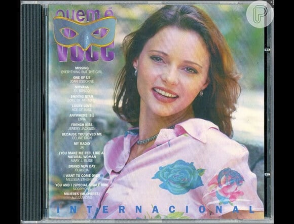 Rita foi capa da versão internacional do álbum da novela 'Quem É Você', em 1996