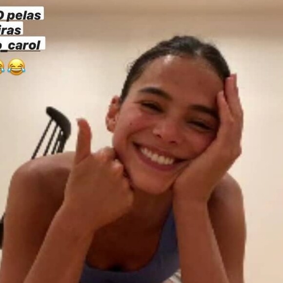 Bruna Marquezine faz treino com Chico Salgado
