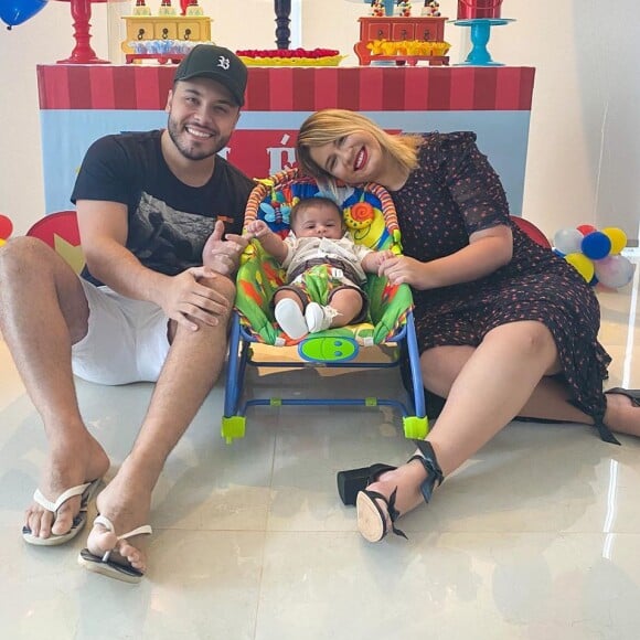 Marília Mendonça e Murilo Huff são pais de Léo, de 5 meses