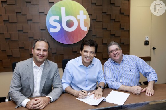 Celso Portiolli renovou seu contrato com o SBT por mais três anos, em 28 de outubro de 2014