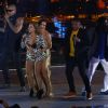 Ivete Sangalo se apresenta ao lado de Compadre Washington e Beto Jamaica, do É o Tchan, Daniela Mercury e Leo Santana, do Parangolé