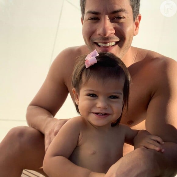 Mayra Cardi e Arthur Aguiar são pais de Sophia, de 1 ano e 8 meses