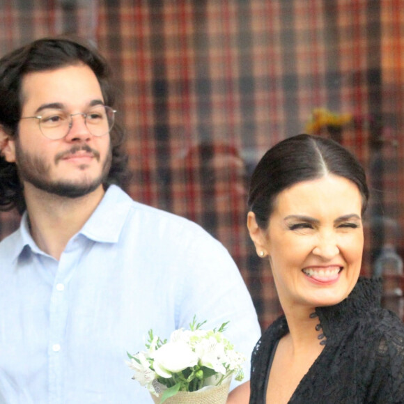 Fátima Bernardes elogiou os dotes culinários de Túlio Gadêlha
