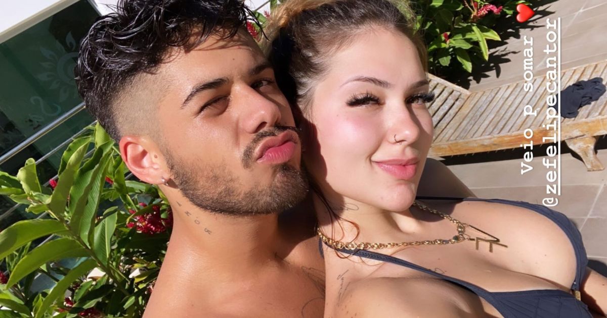 Zé Felipe e Virgínia Fonseca confirmam namoro e dão beijo em foto. Veja! -  Purepeople