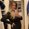 Mulher de Tiago Leifert, Daiana Garbin compartilha evolução da gravidez na web