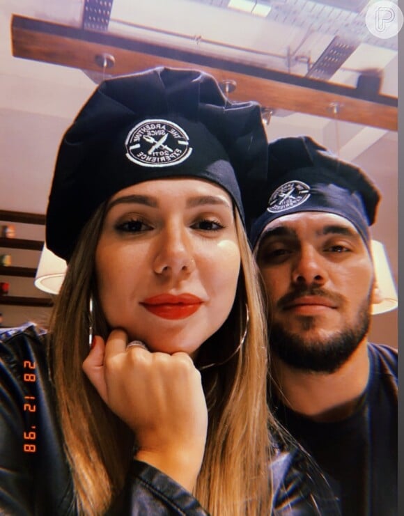 Carol Portaluppi e Pedro Ortega tiveram relação marcada por idas e vindas. Última volta do namoro do casal foi no fim de 2019