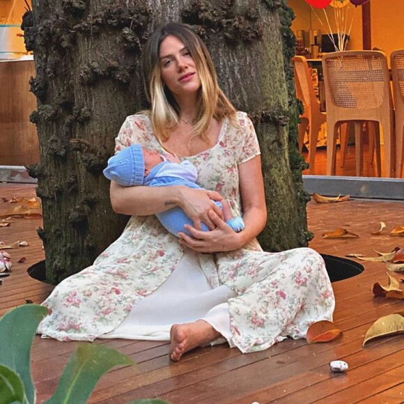 Filho de Giovanna Ewbank, Zyan completou 1 mês no dia 08 de agosto de 2020
