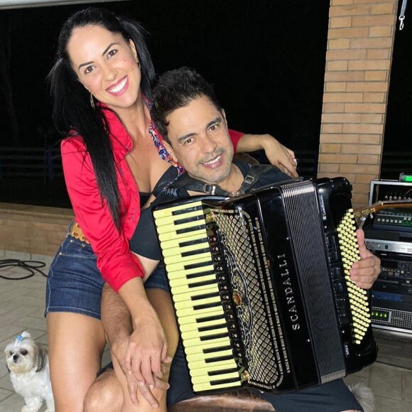 Zezé Di Camargo exaltou relação com Graciele Lacerda
