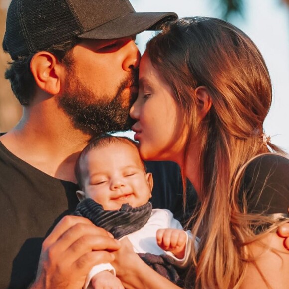 Filho de Sorocaba, dupla de Fernando, exibe look estiloso