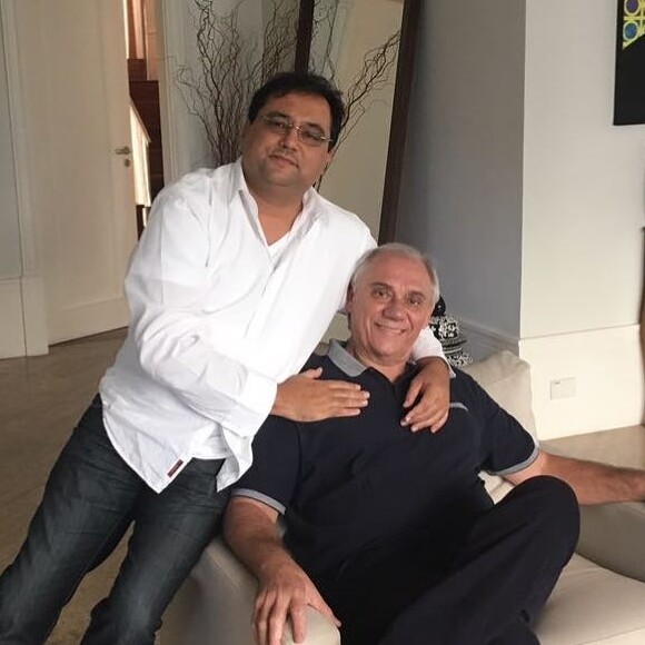 Geraldo Luís publicou novas fotos com Marcelo Rezende no Instagram