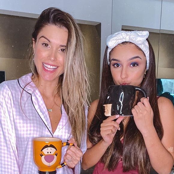 Flávia Viana já é mãe de Sabrina, fruto de relação anterior