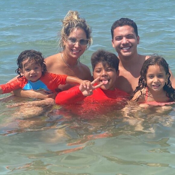 Filho de Wesley Safadão e Thyane Dantas, Dom completou 2 anos