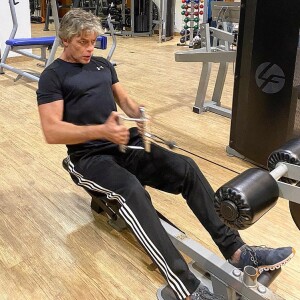 Fábio Assunção vem treinando regularmente para ficar em forma