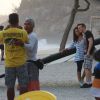 Thais Fersoza e Michel Teló pulam de asa delta no Rio de Janeiro