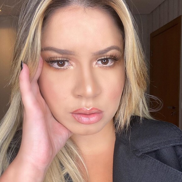 Marília Mendonça negou plástica no rosto após preenchimento labial