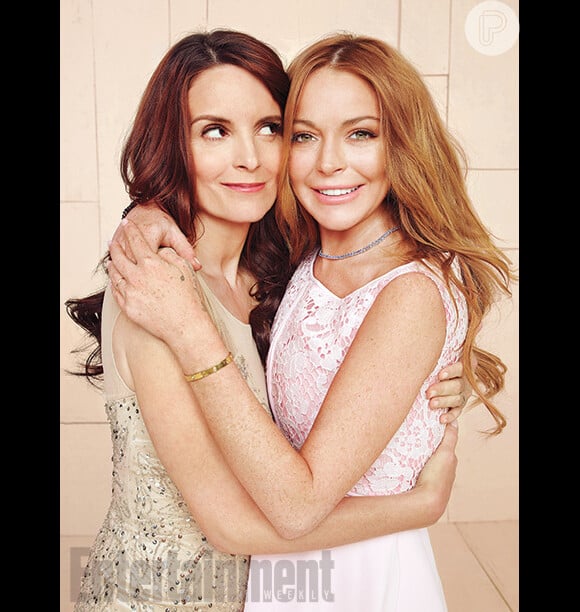 Lindsay Lohan e Tina Fey posam juntas em ensaio especial do filme 'Meninas Malvadas'