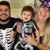 Filho de Cristiano usa fantasia de Halloween divertida em festa por 8 meses de vida nesta terça-feira, dia 27 de outubro de 2020