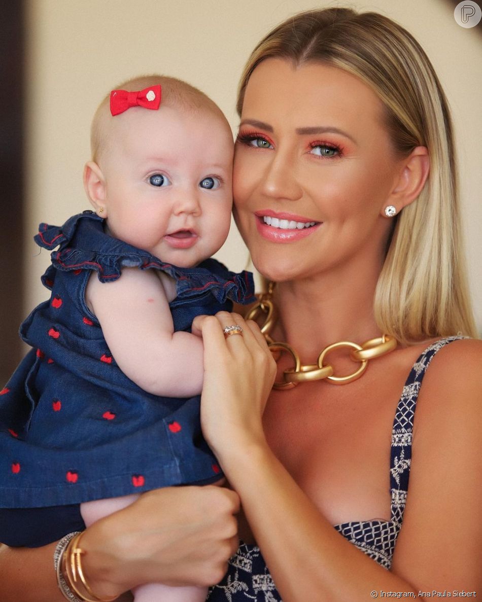 Ana Paula Siebert é mãe de Vicky, de 5 meses: a bebê é ...