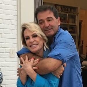 Ana Maria Braga e o empresário francês Johnny Lucet se casaram em fevereiro de 2020
