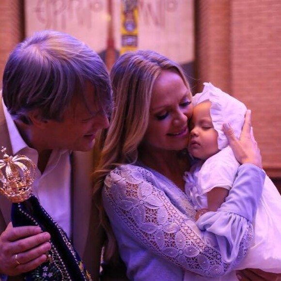 Eliana e Adriano Ricco são pais de Manuella, de 3 anos, filha caçula da apresentadora