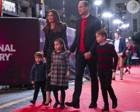Kate Middleton e William já começaram a programação natalina em família