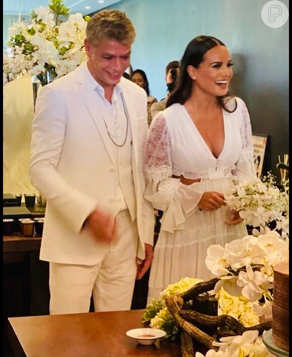 Fabio Assunção se casou com a advogada Ana Verena em outubro de 2020