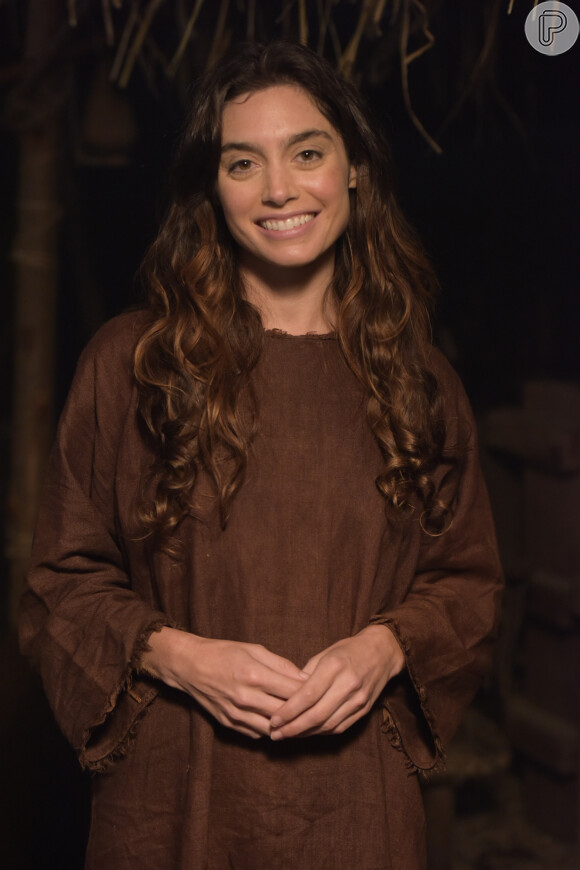 Na novela 'Gênesis', Juliana Schalch também interpreta Haviva