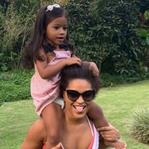 Yolanda, de 3 anos, é filha de Juliana Alves com Ernani Nunes