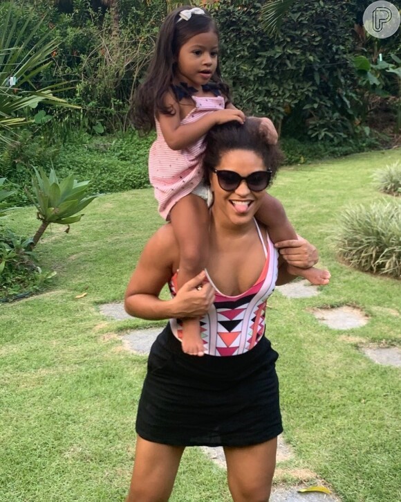 Yolanda, de 3 anos, é filha de Juliana Alves com Ernani Nunes