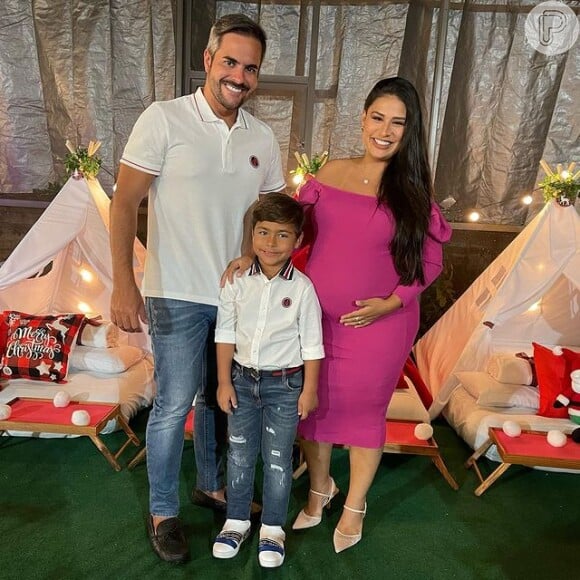 Simone Mendes e Kaká Diniz, que já são pais de Henry, esperam uma menina