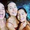 Sasha e João Figueiredo mergulharam em cenote no México com amigos