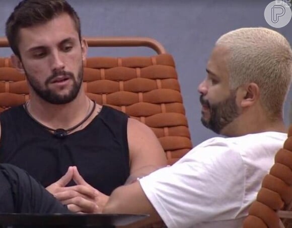 'BBB 21': Projota disse a Arthur que achava todo mundo chato no reality